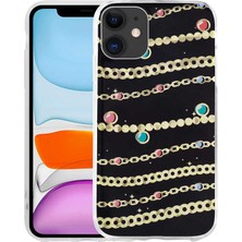 Zore iPhone 11 Uyumlu Desenli Sert Frms Elnov Kapak-No5