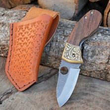 Köse Mehmet Katlanır Model  - N690 Çelik - Ceviz Balçak Pirinç