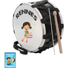 Rennes DVL-32BRW Örf Aletleri Özel Tasarım Çocuk Davulu 30 cm