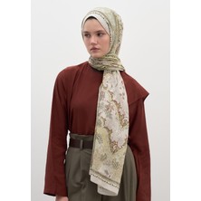 Fresh Scarfs Soft Yeşil Arıane Desen Şal