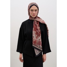 Fresh Scarfs Arıane Desen Şal Kırmızı