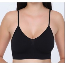 Sistina Zengezur Siyah Lcralı Büstiyer Sütyen Korse - 720 - Beden S