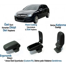 Tunax Oto Opel Astra H Araca Özel Kol Dayama Vidasız Kolçak 2004 2005 2006 2007