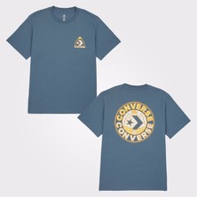 Converse Classic Erkek Baskılı Beyaz T-Shirt