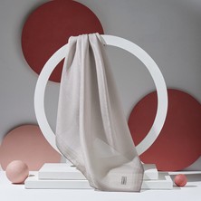 Çizgili Kehribar Eşarp