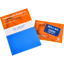 Polabook Akıllı Not Kağıdı - 7x10 cm 50 Sayfa - Mavi - Yapışkansız Post-it