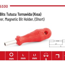 İzeltaş Bits Uç Tutucu Tornavida Kısa