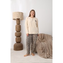 Lukitus Büyük Beden Battal Kadın Pijama Takım