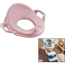Mabelme Store Pembe Çocuk Kulplu Klozet Adaptörü (5047)