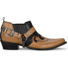 FootCourt Taba Erkek Kovboy Ayakkabısı (Fas)