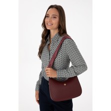 U.S. Polo Assn. Kadın Bordo Omuz Çantası 50317803-VR014