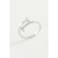 Zero Ds-Derin Çivi Zirkon Taşlı Yüzük-Sarı