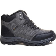 Xstep Erkek X6 Cilt Kaymaz Kürklü Suya Dayanıklı Kışlık Bot