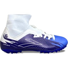 Lig Adrasan Çrp 70 Saks Mavi Çouk Çoraplı Halı Saha Ayakkabısı