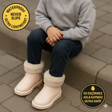 Dadwolf Çocuk Kışlık Kar Yağmur Botu– Su Geçirmez, Peluş Astarlı, Eva  W10290-225 Tokio Borreguito Modeli