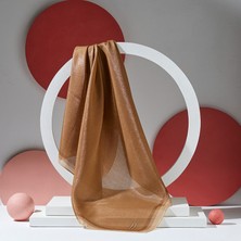 Çizgili Kehribar Eşarp