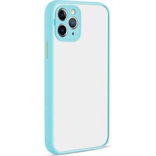 Zore iPhone 12 Pro Max Kılıf Senk Hux Kapak-Turkuaz