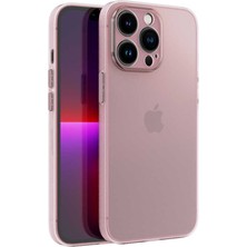 Zore iPhone 13 Pro Max Kılıf ​​senk Tiny Kapak-Pembe