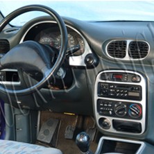 Mars Cockpit Design Hyundai Accent Konsol-Torpido Kaplama 1994-2000 9 Parça Alüminyum