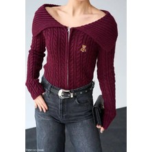 Cemo Fermuarlı Ayıcıklı Hırka