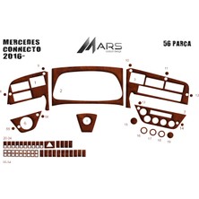 Mars Cockpit Design Mercedes Connecto Konsol-Torpido Kaplama 20163 56 Parça Maun