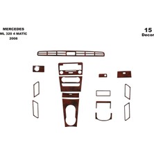 Mars Cockpit Design Mercedes ml 320 Cdı 4 Matic Konsol-Torpido Kaplama 2010 15 Parç Maun