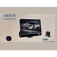 Araç Içi Dvr Kamera KW-DV05 | Full Hd 1080P, 4" Ekran, 170° Geniş Açı, G-Sensor, Arka Kamera