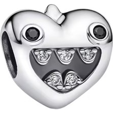 Fubena Sevgi Canavarı Gümüş Charm