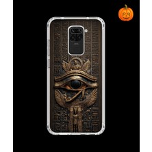 Dali Design Xiaomi Redmi Note 9s Uyumlu Şeffaf Kılıf Antik Mısır 2 Tasarımlı