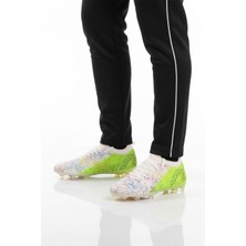 Playup Beyaz Neon Yeşil Çoraplı Bağcıklı Erkek Krampon MK-252-153 M