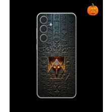 Dali Design Samsung Galaxy S24PLUS Uyumlu Şeffaf Kılıf Antik Mısır 4 Tasarımlı