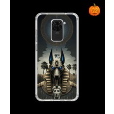 Dali Design Xiaomi Redmi Note 9s Uyumlu Şeffaf Kılıf Antik Mısır 5 Tasarımlı