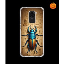 Dali Design Xiaomi Redmi Note 9s Uyumlu Şeffaf Kılıf Antik Mısır 3 Tasarımlı