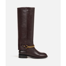 İpekyol Zincir Aksesuarlı Deri Çizme IW6250035014035