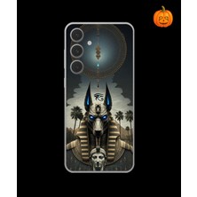 Dali Design Samsung Galaxy S24PLUS Uyumlu Şeffaf Kılıf Antik Mısır 5 Tasarımlı