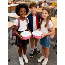 Ark Saklama Kabı Yuvarlak 3 Bölmeli