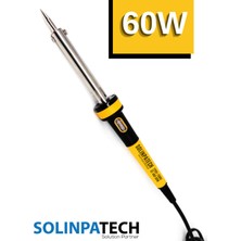 Teknozeel Solinpatech 60W Profesyonel Lehim Makinesi Sıcaklığa Dayanıklı Resistörlü Kalem Havya