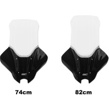 Universal Gp Kompozit Yamaha Nmax 125 / 155 2025 Uyumlu Elcikli Tur Camı Şeffaf