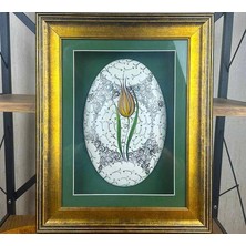 Çini Evi Kültürel Temsil Hediyesi – Sarı Lale ve Haliç Motifli Iznik Çini Pano