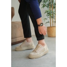 KB-X516 Kuback Bej Süet Günlük Erkek Ayakkabı