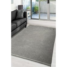 Rovigo Home Premium Şönil Dokuma Halı Salon - Mutfak - Yatak Odası Halı ve Yolluk-Gri