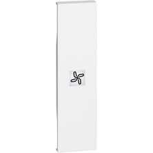 Bticino KW01RN Fan Sembollü Tuş Kapağı, 1m, B