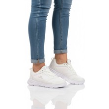 Slazenger Beyaz Hafif Esnek Bağcıklı Cilt Unisex Spor Ayakkabı Epic G