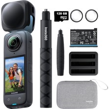 INSTA360 X4 Endurance Bundle 8K Çözünürlük Ve 360 Derece Lens Açısı İle Gelişmiş Aksiyon Kamerası