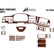 Mars Cockpit Design Man Tourliner Konsol/torpido Kaplama 2011-64 Parça Maun