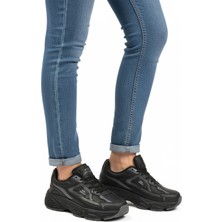Slazenger Siyah Bağcıklı Hafif Cilt Unisex Spor Ayakkabı Zafira G