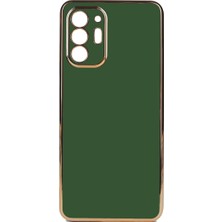 Zore Galaxy Note 20 Ultra Kılıf Senk Bark Kapak-Koyu Yeşil