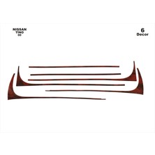 Mars Cockpit Design Nissan Tino Konsol-Torpido Kaplama 2000 6 Parça Maun