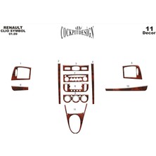 Mars Cockpit Design Renault Clio Symbol Konsol-Torpido Kaplama 2009-201 1 Parça Maun