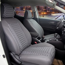 Ford Escort Deri Oto Koltuk Kılıfı Ön Arka Set Exclusıve Serisi Füme Scr